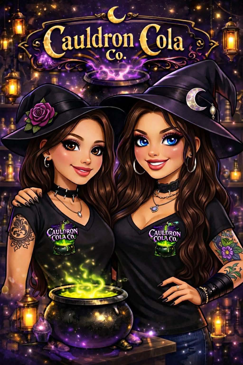The witches behind Cauldron Cola Co.